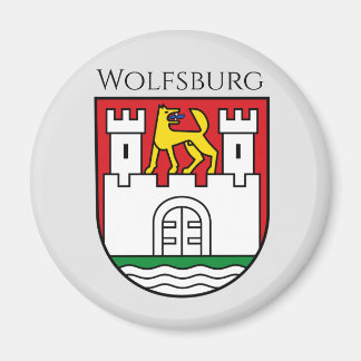 Wappen Wolfsburg, Deutschland Magnet
