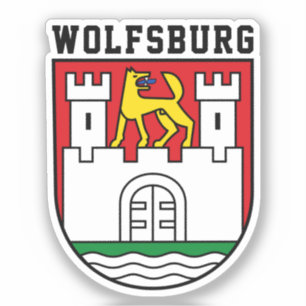 Wappen Wolfsburgs, Deutschland Aufkleber