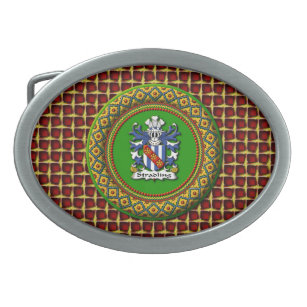 Wappen-Zinngürtel-Schnürsenkel Rnd-Rect Ovale Gürtelschnalle