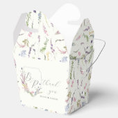 Wappen zur Wildblume von Wasserfarben Geschenkschachtel (Geöffnet)