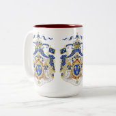 Wappen Zweifarbige Tasse (Vorderseite Links)