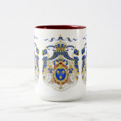 Wappen Zweifarbige Tasse (Mittel)