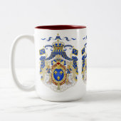 Wappen Zweifarbige Tasse (Links)
