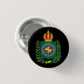 Wappen - Zweites Reich Brasiliens Button (Vorne & Hinten)