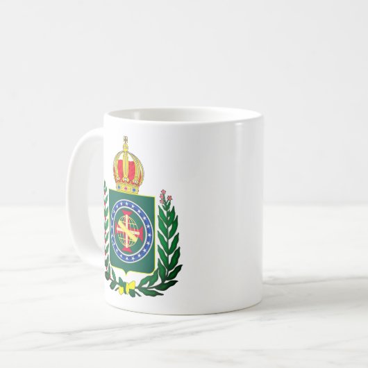 Wappen - Zweites Reich Brasiliens Kaffeetasse (Vorderseite Links)