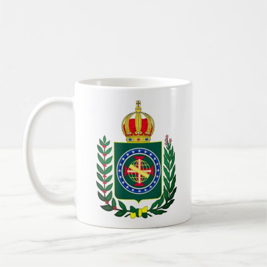 Wappen - Zweites Reich Brasiliens Kaffeetasse (Links)