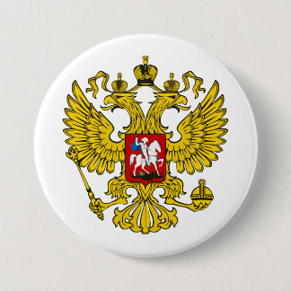 Wappenkatze der Russischen Föderation Button