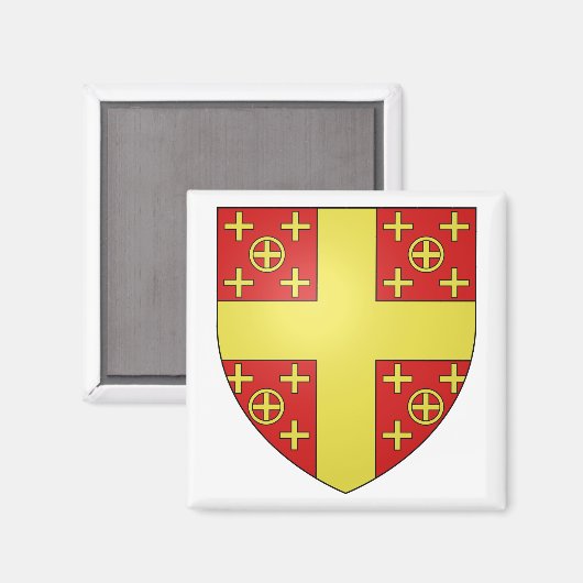 Wappenkatze von Konstantinopel Magnet (Vorderseite/Rückseite)