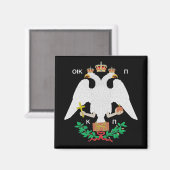 Wappenkatze von Konstantinopel Magnet (Vorderseite/Rückseite)