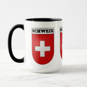 Wappenkleidung der Schweiz | Schweiz Tasse (Links)