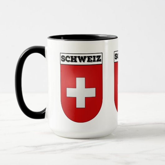 Wappenkleidung der Schweiz | Schweiz Tasse (Links)