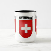 Wappenkleidung der Schweiz | Schweiz Tasse (Zentrum)