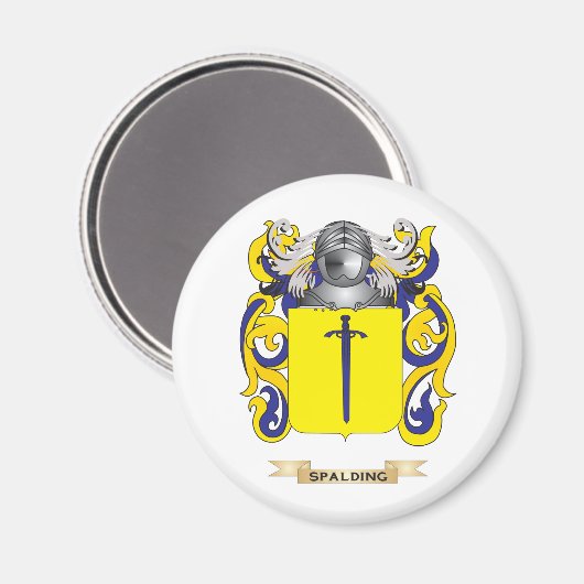 Wappenkleidung (Familienwappen) Magnet (Vorderseite/Rückseite)