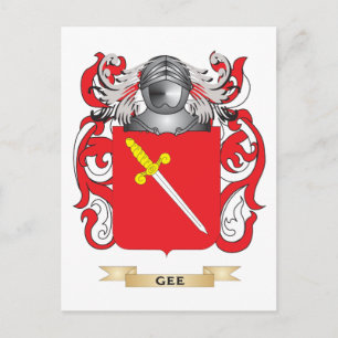 Wappenkleidung (Familienwappen) Postkarte