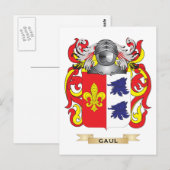 Wappenkolle (Familienwappen) Postkarte (Vorne/Hinten)