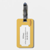 Wappenkunde: Löwe Gepäckanhänger (Rückseite vertikal)