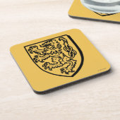 Wappenkunde: Löwe Getränkeuntersetzer (Linke Seite)