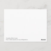 Wappenkunde mit Krone Postkarte (Rückseite)
