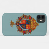 Wappenkunst mit Krone Case-Mate iPhone Hülle (Rückseite (Horizontal))