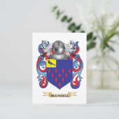 Wappenmantel (Familienwappen) Postkarte (Stehend Vorderseite)