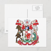 Wappenmantel Postkarte (Vorne/Hinten)