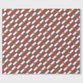 Wappenpapier der ungarischen Flagge Geschenkpapier (Flach)