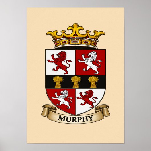 Wappenposter der Familie Murphy Poster (Vorne)