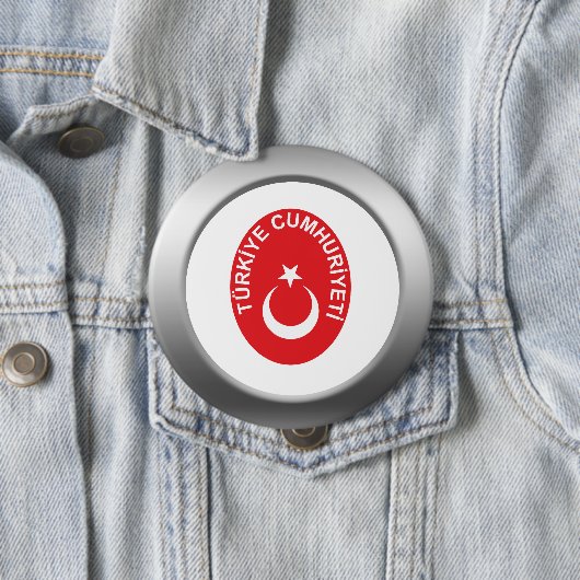 Wappenrüstung der Türkei Button (Beispiel)