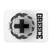 Wappenrüstung Griechenlands Magnet (Horizontal)
