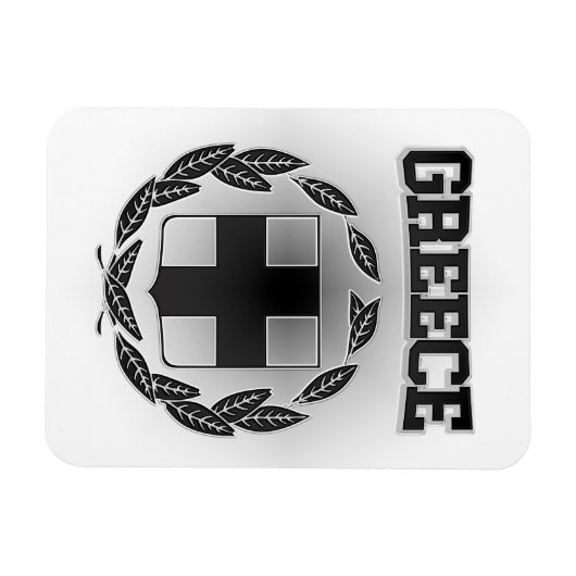 Wappenrüstung Griechenlands Magnet (Horizontal)