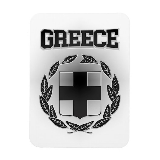 Wappenrüstung Griechenlands Magnet (Vertikal)
