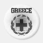 Wappenrüstung Griechenlands Magnet (Vorne)