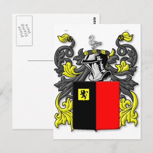 Wappenrüstung im Osten Postkarte (Vorne/Hinten)