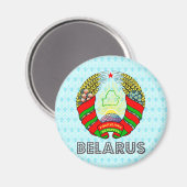 Wappenrüstung in Belarus Magnet (Vorderseite/Rückseite)