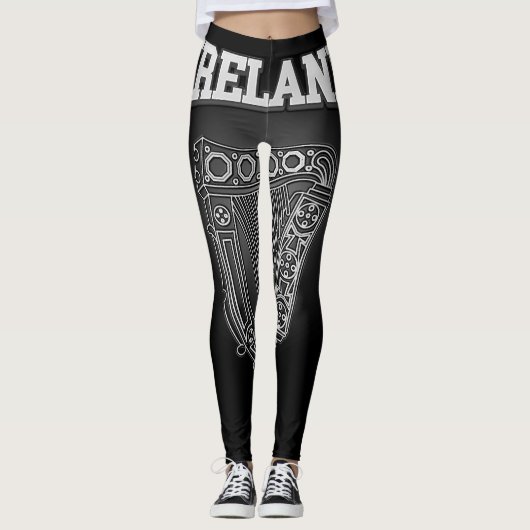 Wappenrüstung Irlands Leggings (Vorderseite)