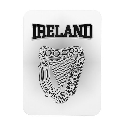 Wappenrüstung Irlands Magnet (Vertikal)