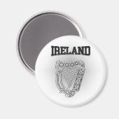 Wappenrüstung Irlands Magnet (Vorderseite/Rückseite)