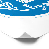 Wappenrüstung Israels Poster (Ecke)