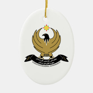 Wappenrüstung Kurdistans Keramikornament