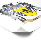 Wappenschild - Familienwappen Fotodruck (Ecke)