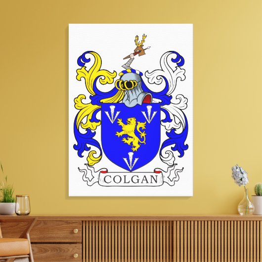 Wappenschild Leinwanddruck (Insitu (Wohnzimmer))