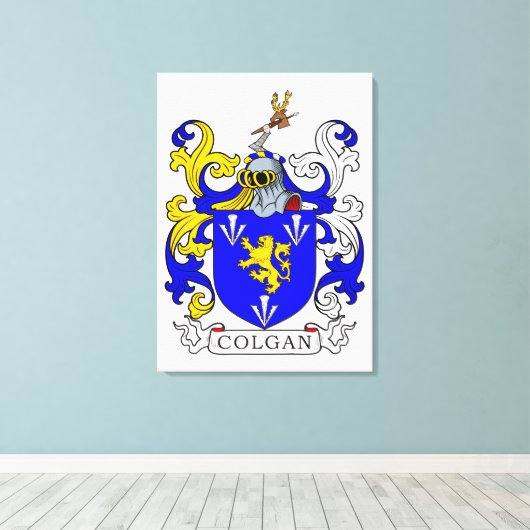 Wappenschild Leinwanddruck (Insitu (Holzboden))