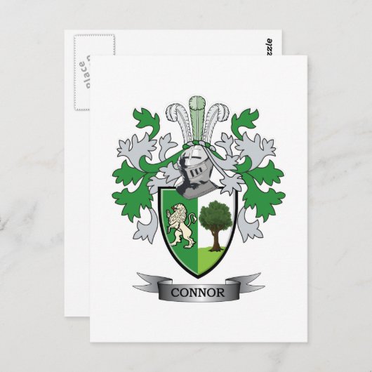 Wappenschild Postkarte (Vorne/Hinten)