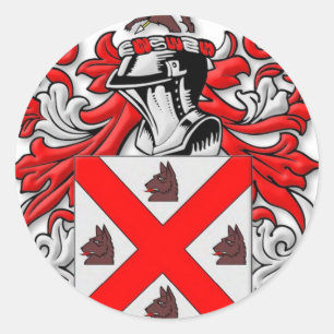 Wappenschild Runder Aufkleber