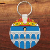 Wappenschild Segovia (Spanien) Schlüsselanhänger (Vorderseite)