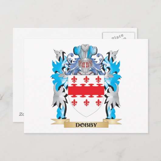 Wappenschutzwall - Familienwappen Postkarte (Vorne/Hinten)