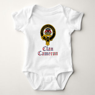 Wappentartan-Clan Cameron nennen schottischer Baby Strampler