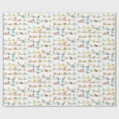 Wapping Paper - Alphabet Geschenkpapier (Flach)