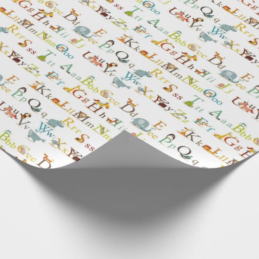 Wapping Paper - Alphabet Geschenkpapier (Ecke)