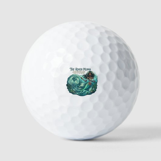 Wappy King Vintage Zukunft Golfball (Vorderseite)
